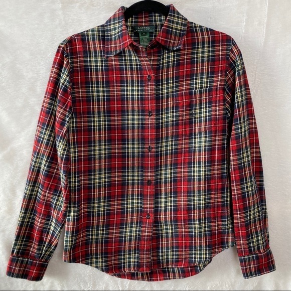 Lauren Ralph Lauren Tops Ralph Lauren Plaid Flannel Shirt Poshmark